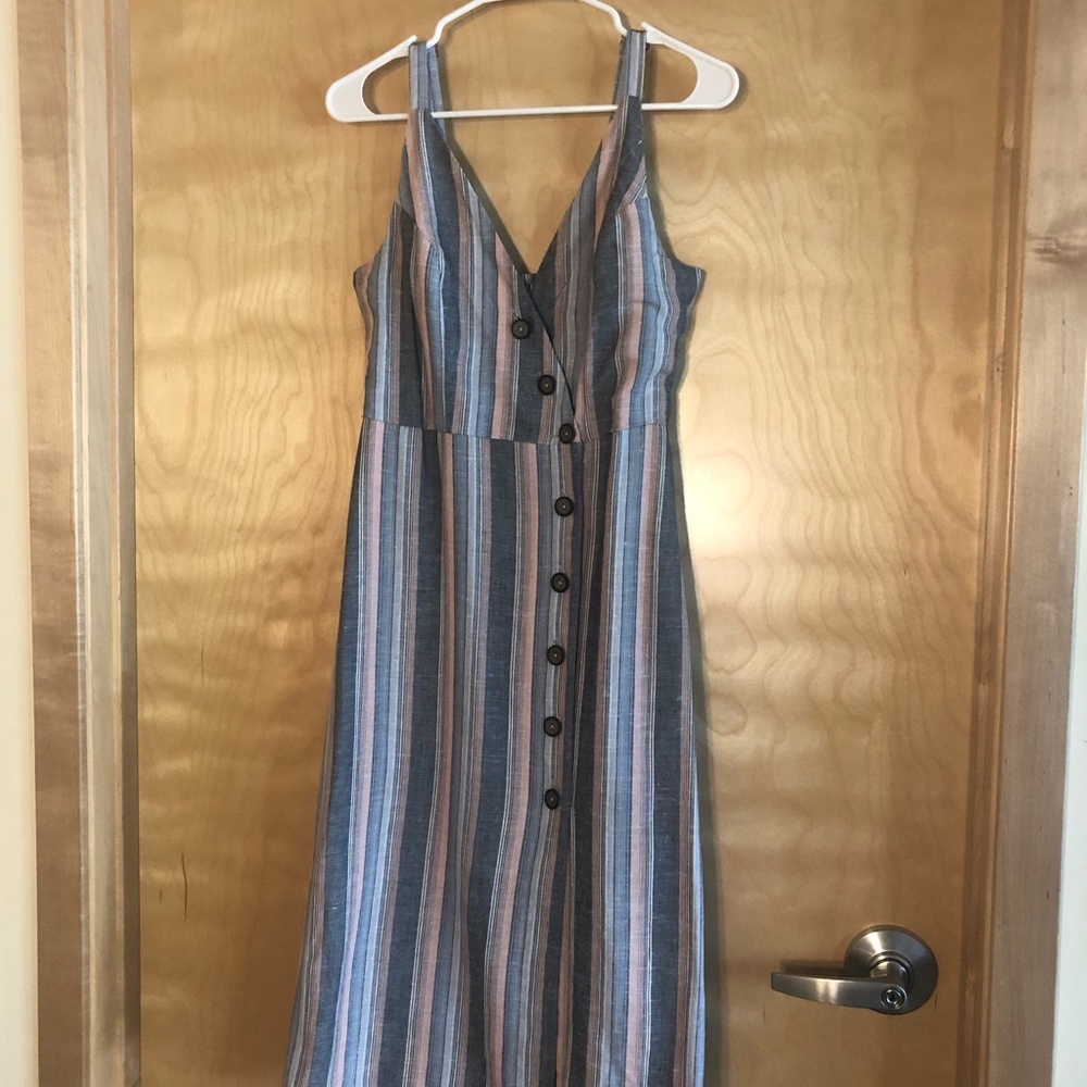Striped Midi Dress